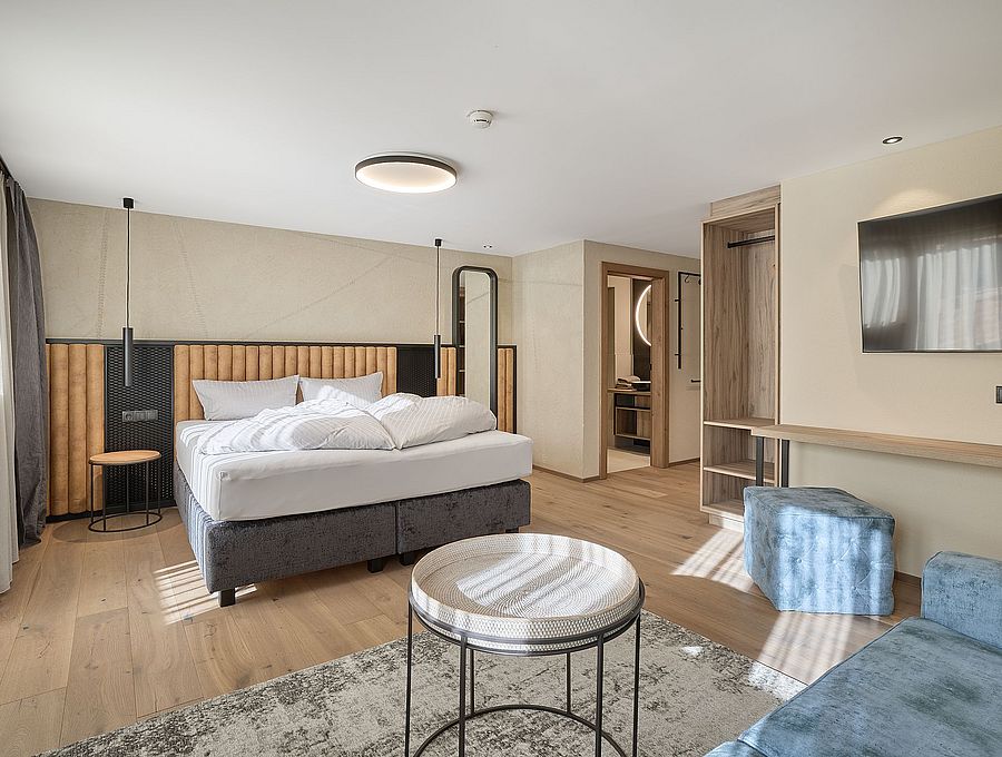 Doppelzimmer Superior im Hotel RidersIn in Sölden